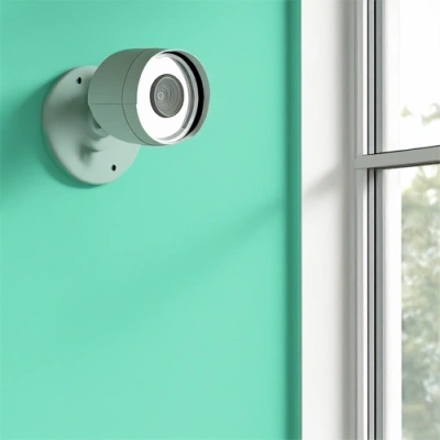Oakland vivint camera facing a window